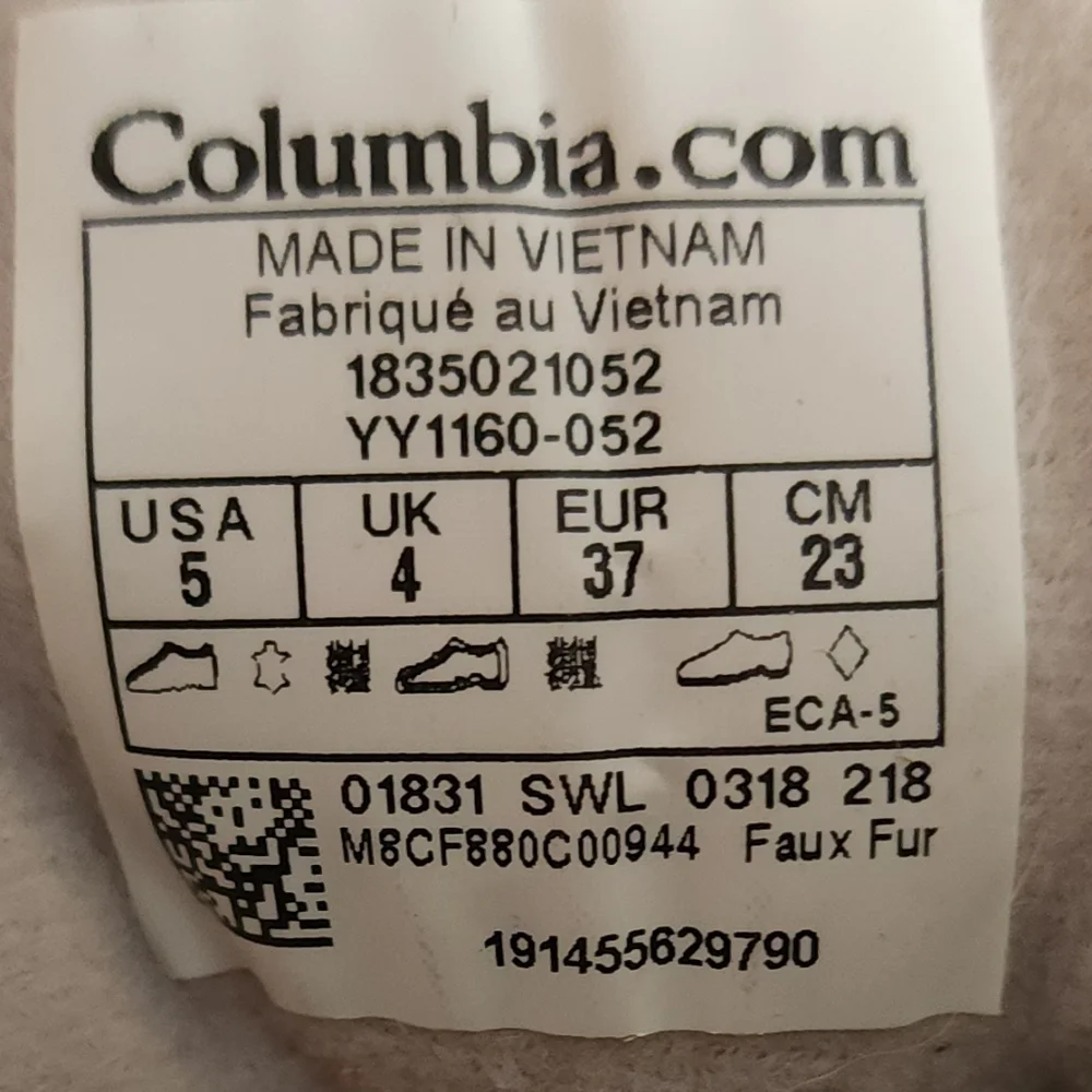 Columbia Women's Ice Maiden II Boot Size 5